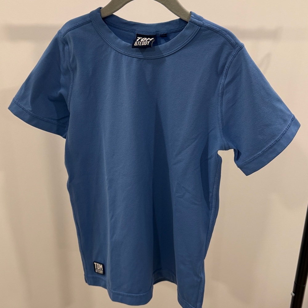 Tom & Teddy Blue boys Rash-guard size 7/8